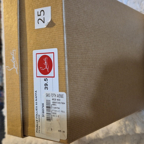 Christian Louboutin Pigalle Follies 85 Nappa Size 39.5 - Picture 11 of 11